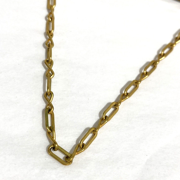 Vintage goldtone metal mesh purse top handle chain kiss clasp 1920's Art Deco - Picture 4 of 7